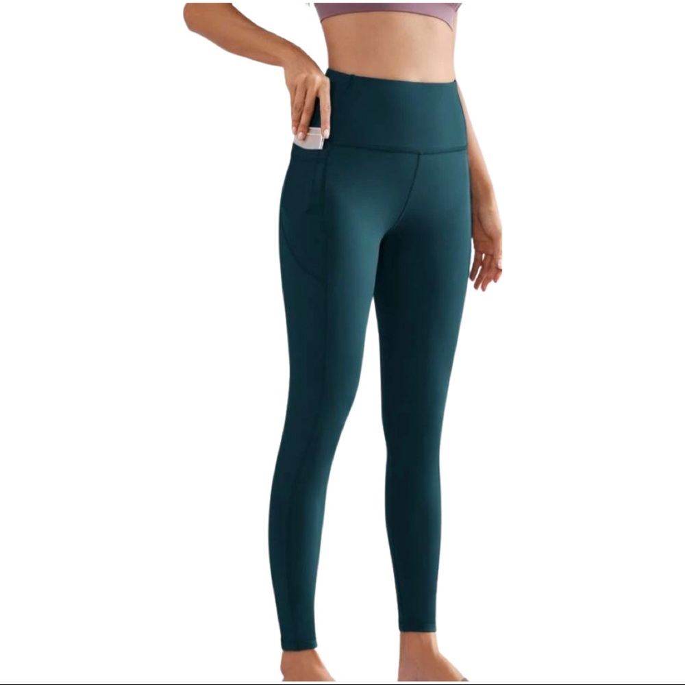 Women high waist cell phone pocket yoga leggings